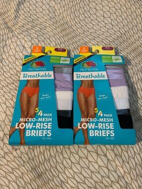 Fruit of the Loom Low-Rise Breathable Briefs -
